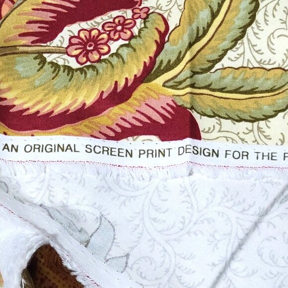 Richloom Upholstery Fabric Original Screen Print Platinum Collection VTG 2011 - Picture 5 of 7